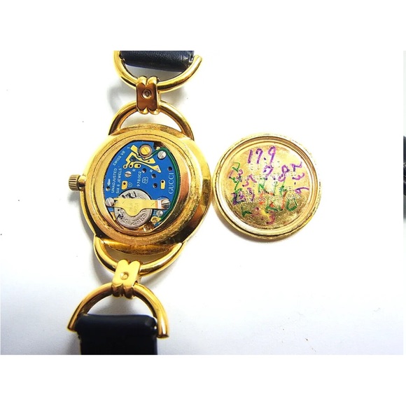 Sold Gucci 6000L Sharry Shelly Dilal 25mm Ladies Women's Swiss Qz Watch Working - Picture 6 of 16